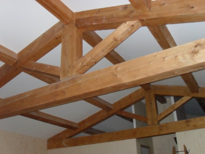 Charpente traditionnelle bois maison, Bouc Bel Air